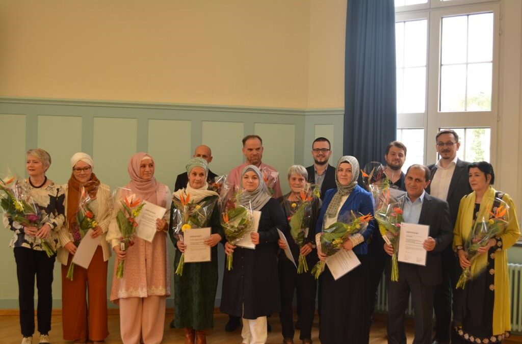11. Juni 2019: Zertifikatsverleihungsfeier zum Weiterbildungslehrgang „Muslimische Seelsorge und Beratung im interreligiösen Kontext“